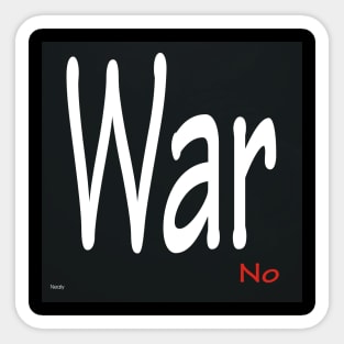 War No . Sticker